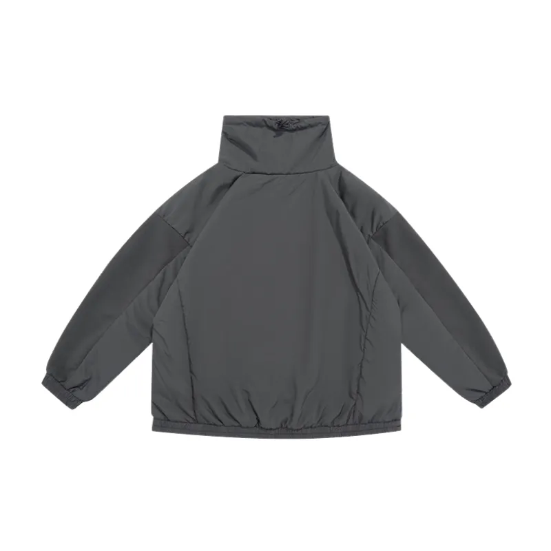 Casual Loose Blended Synthetic Fabrics Quilted Jacket-10