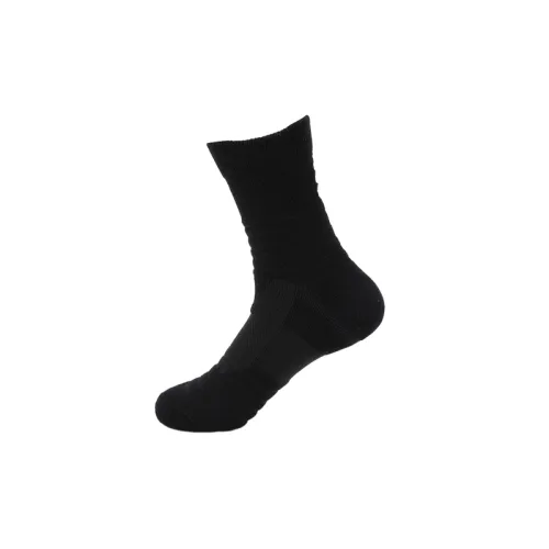 Sporty Casual Terry Fabric Mid Calf Sock