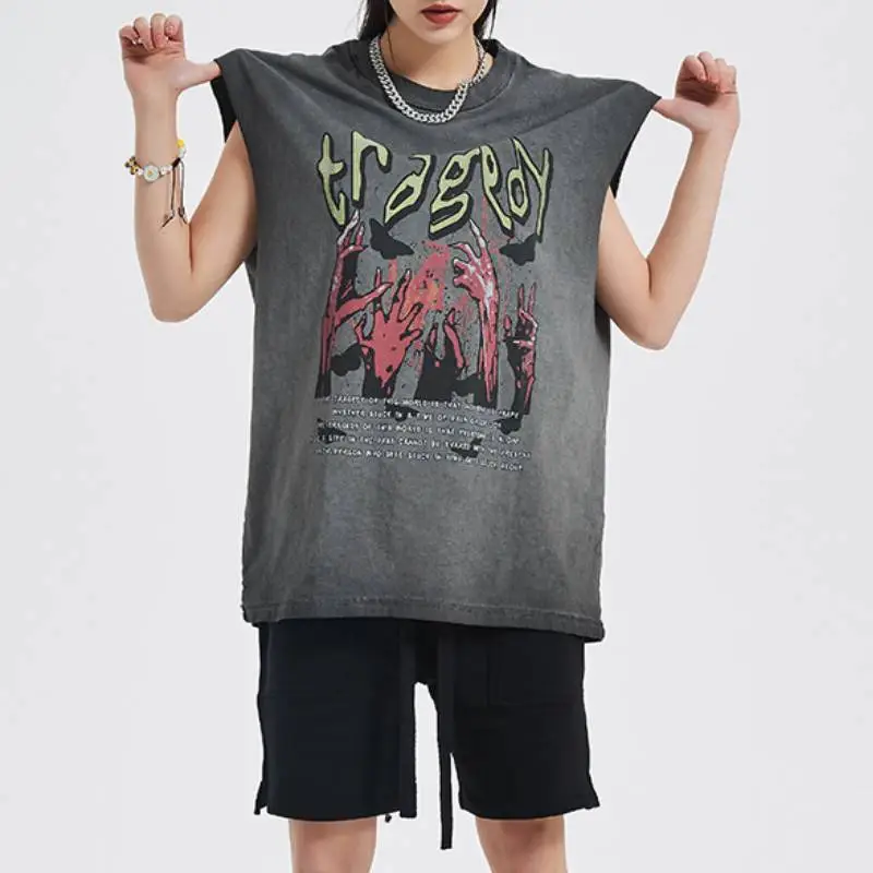 Distress Retro Vest-2