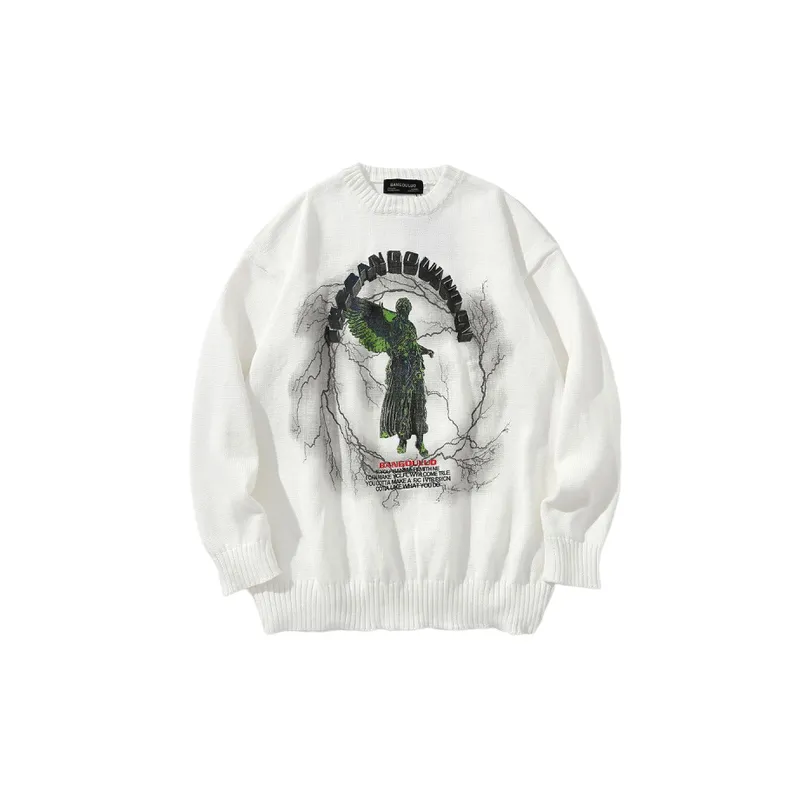 Retro Loose Sweater-0