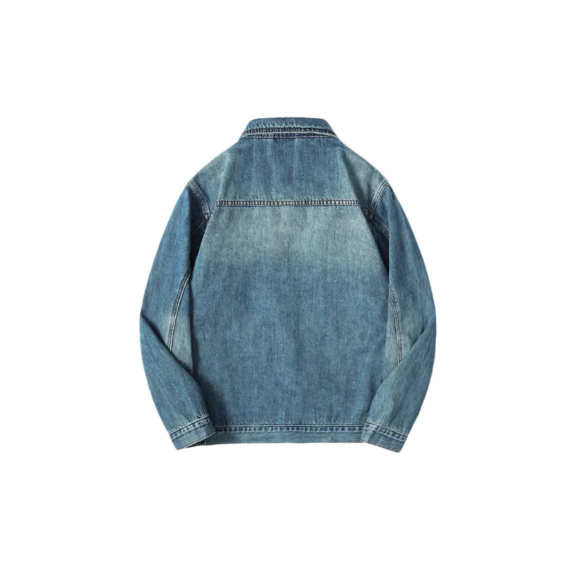 Retro Loose Denim Jacket Man-1