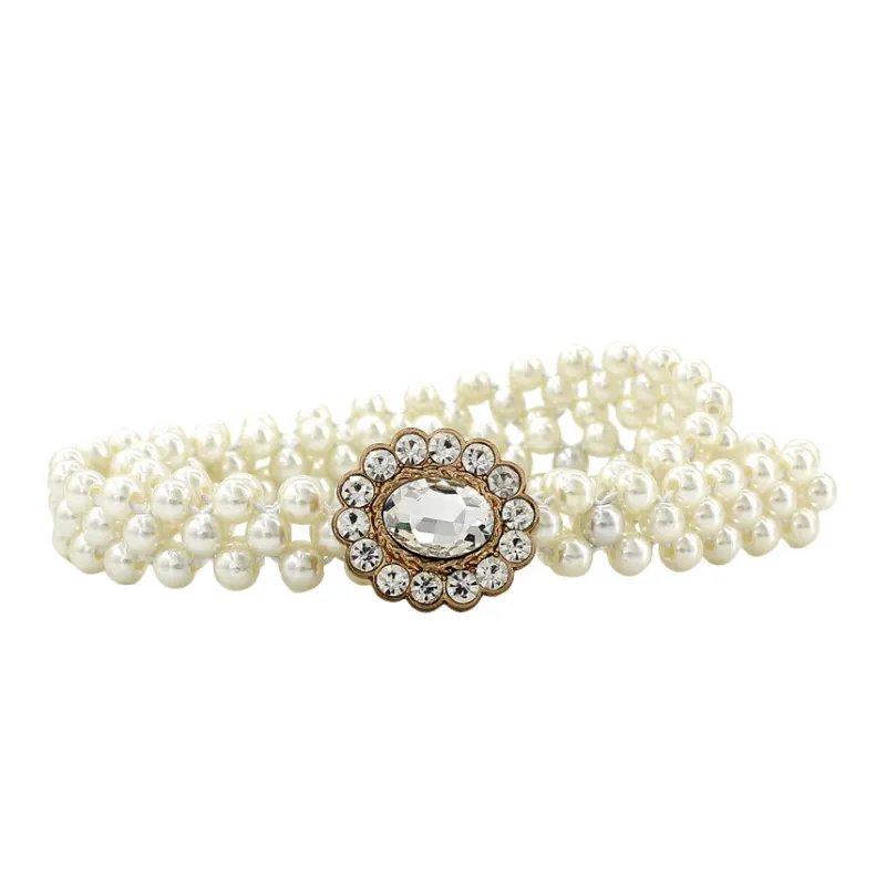 Funky Pearls Waist Chain Women-0