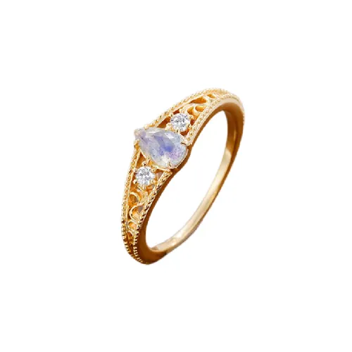 Retro Water Drop Ring