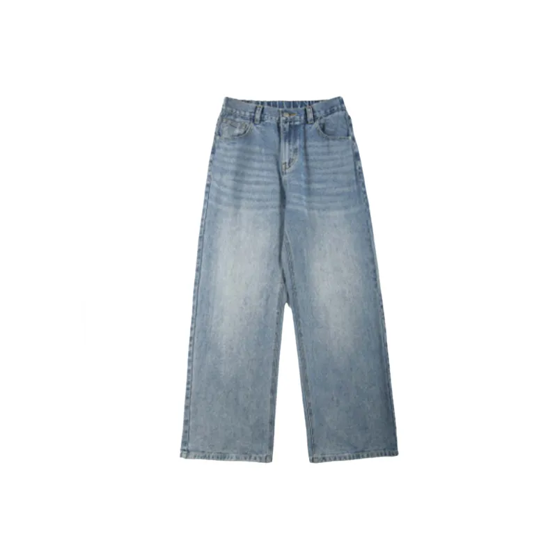Simple Loose Jeans-4
