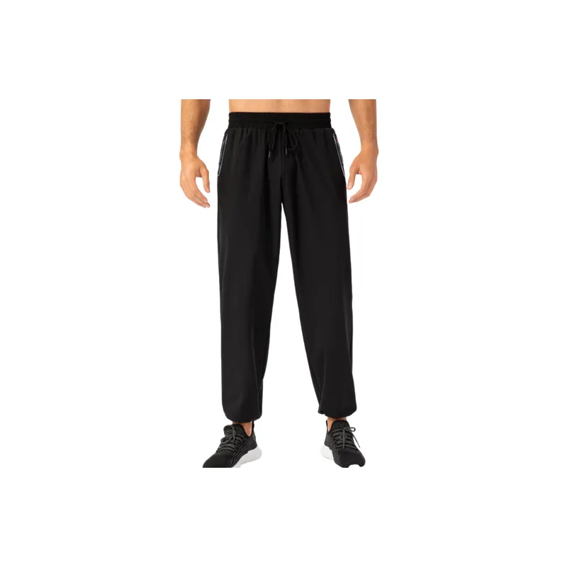 Casual Zipper Nylon Sports Pants-2