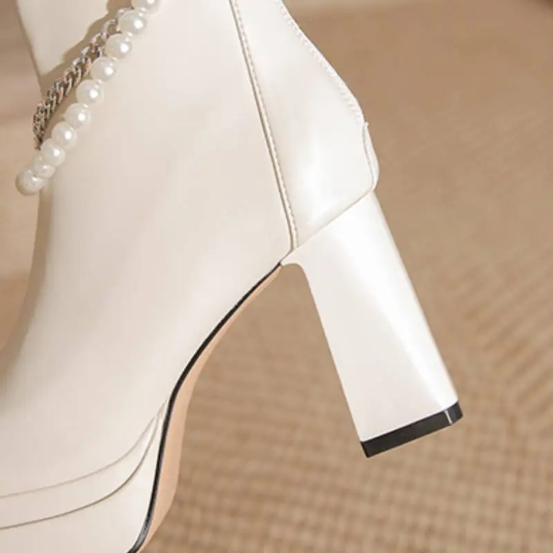 Funky Pearls High Heels-7