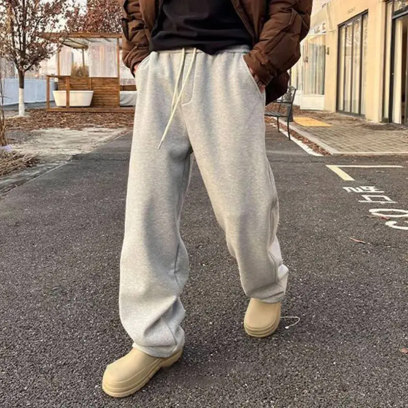 Retro Straight Leg Casual Pants-4