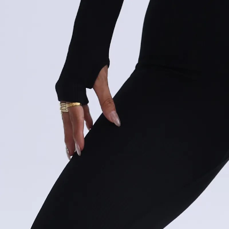 Simple Casual Blended Synthetic Fabrics Bodysuit Women-5