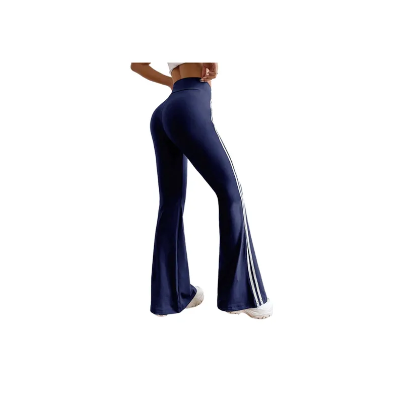 Casual Loose Straight Leg Knit Sweatpants-4