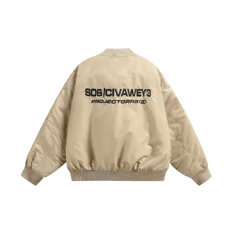 Casual Loose Blended Synthetic Fabrics Jacket-5