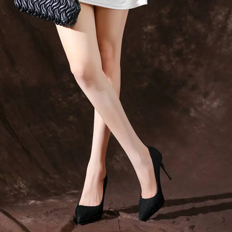 Simple Plain High Heels-7