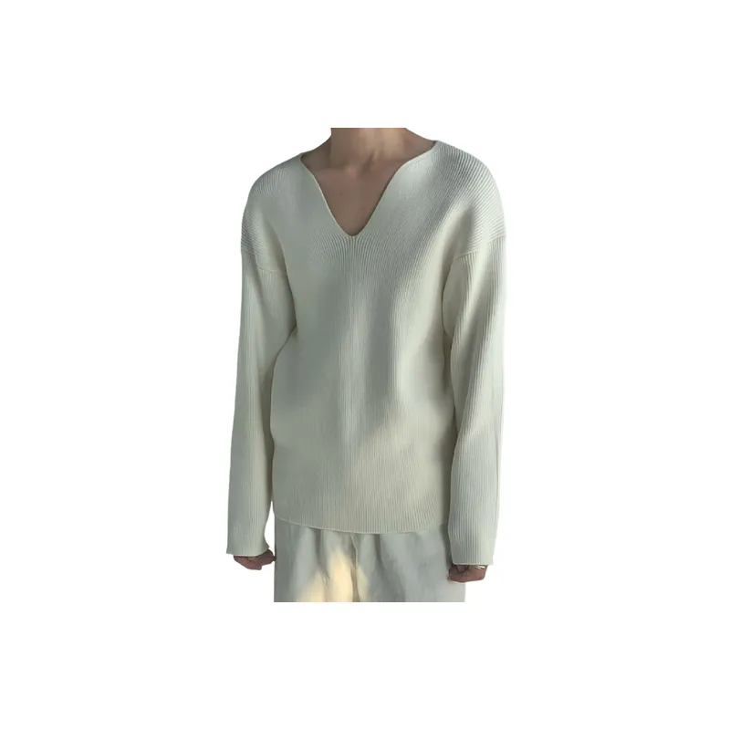 Trendy Plain Sweater-0