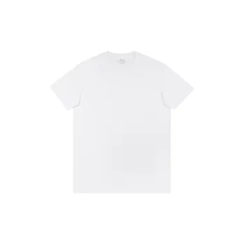 Simple Plain Cotton T Shirt Unisex