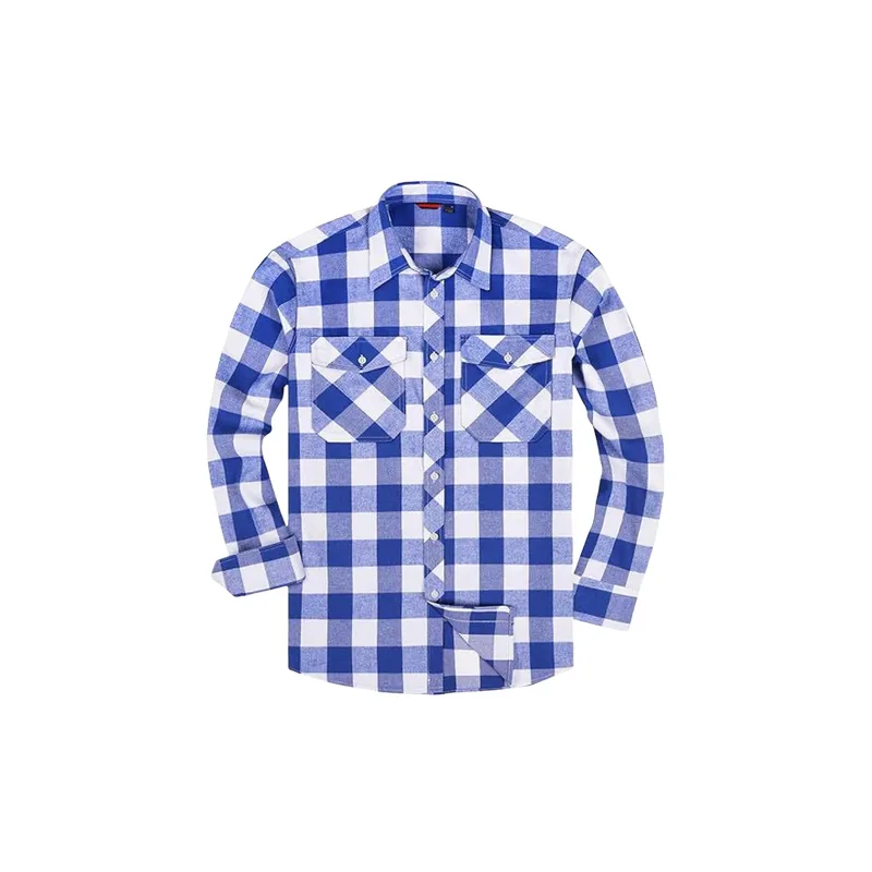 Basics Simple Flannel Shirt-6