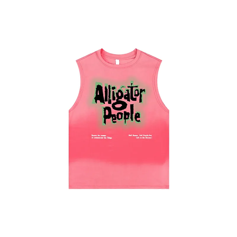 Fashionable Ombre 100% Cotton Vest-0