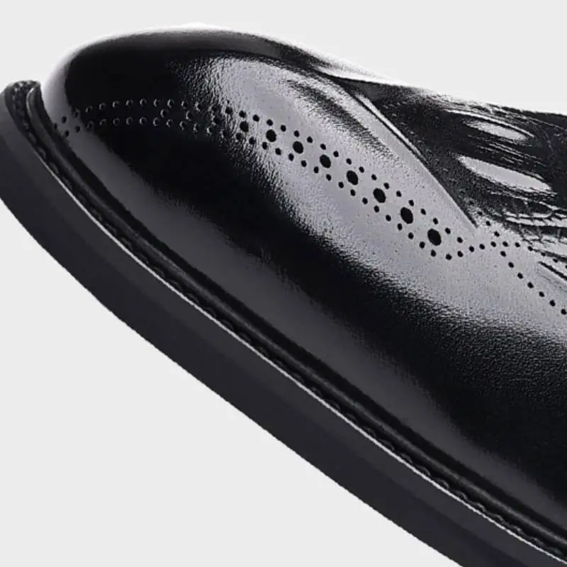 Simple Plain Dress Shoes-6