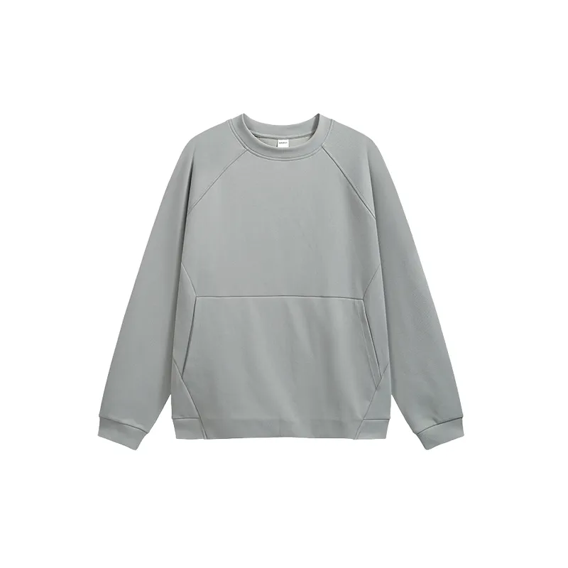 Plain Simple Polyester Sweatshirt-0