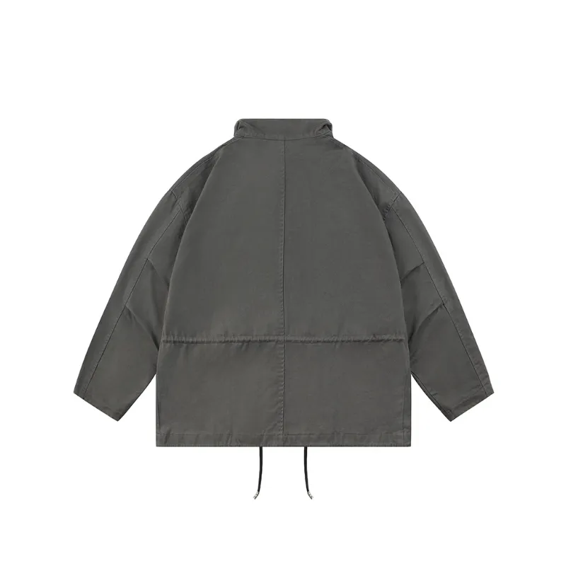 Simple Washed Jacket-3