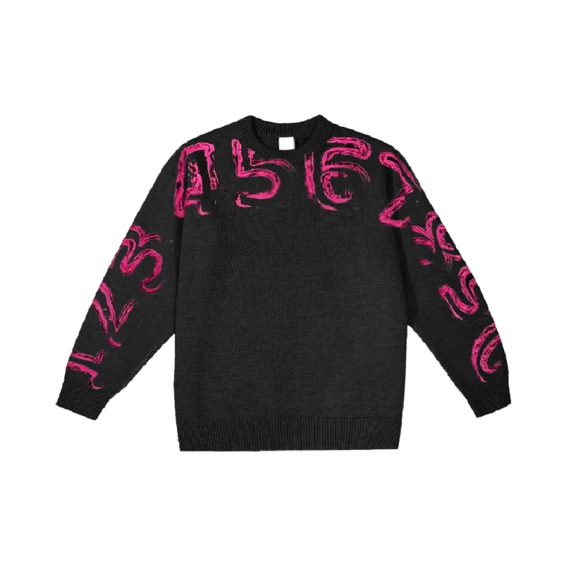 Casual Loose Cotton Blended Fabric Sweatshirt-0