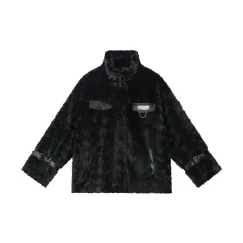 Chain Decorative Trendy Cotton padded Coat