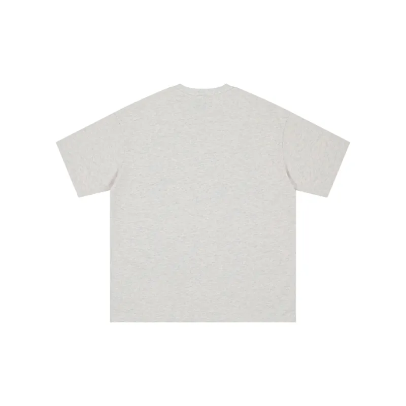 Casual Loose Cotton Blended Fabric T Shirt-1