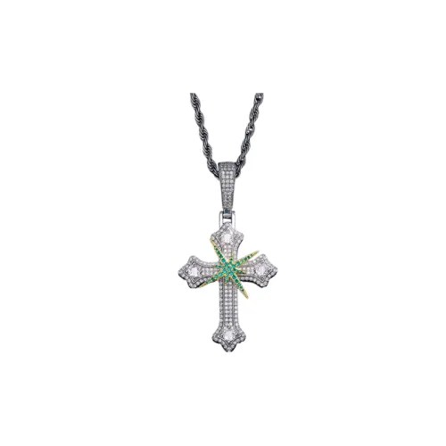 Hip hop Six pointed Star Pendant