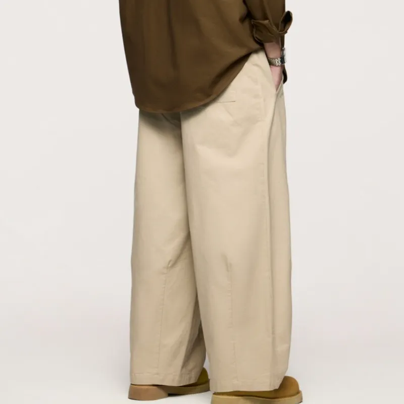 Basics Simple Cotton Cargo Pants-6