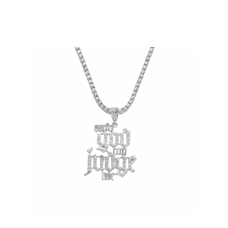 Trendy Letter Pendant Necklace-3
