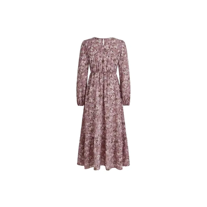 Fashion Casual Long Sleeved Dress-4