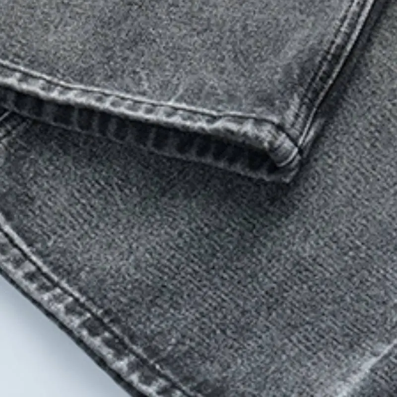 Casual Breathable Jeans-4