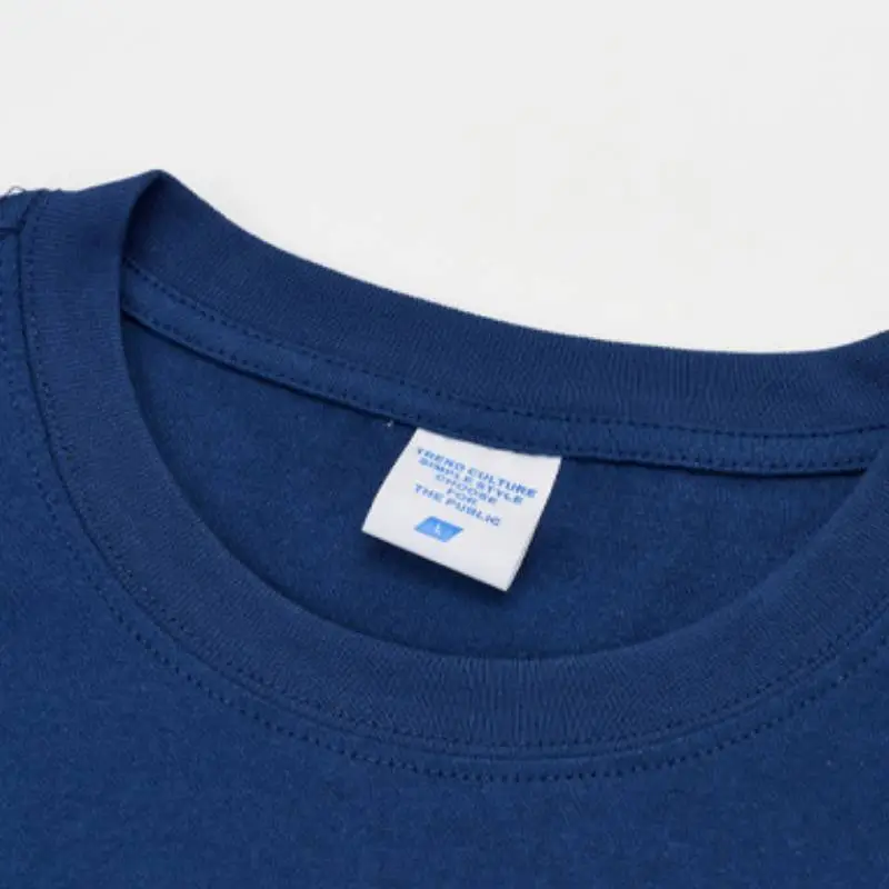 Loose Plain Combed Cotton T Shirt Unisex-8