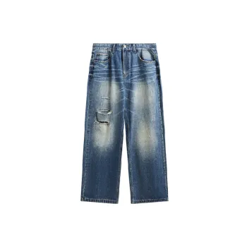Retro Straight Leg Jeans