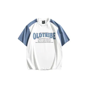 Fashionable Loose Cotton Blended Fabric T Shirt Unisex