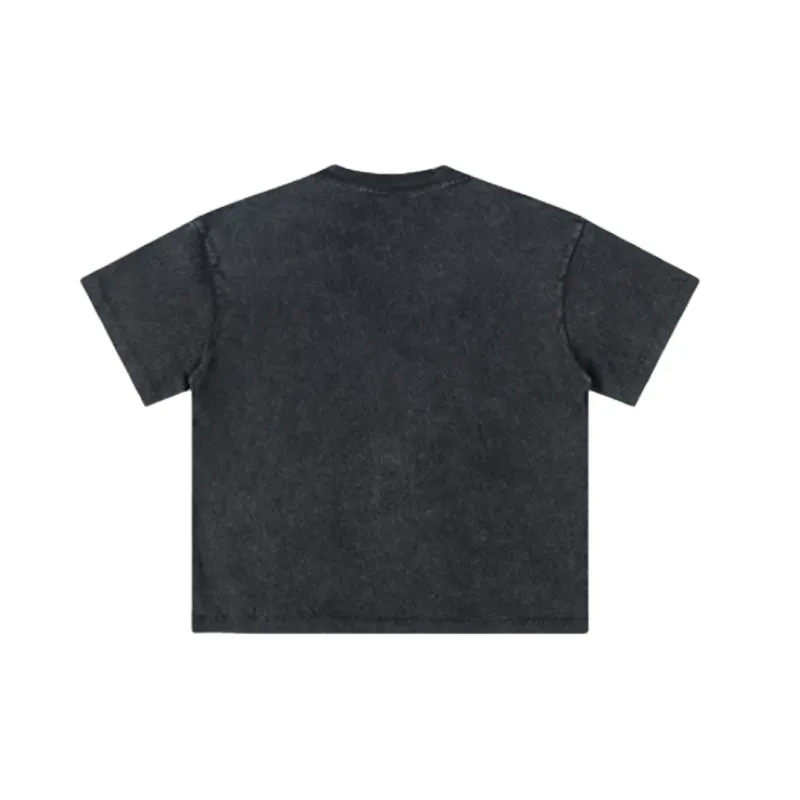 Street Washed 100% Cotton T Shirt-5