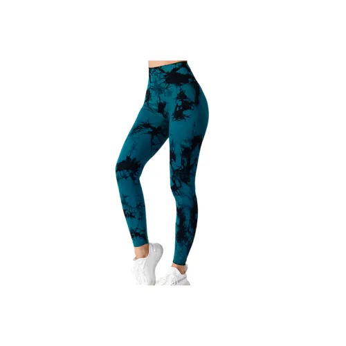 Sporty Tie Dye Leggings Women