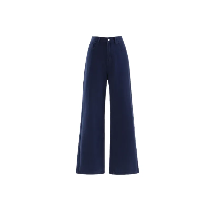 Casual Washed Jeans Women-0