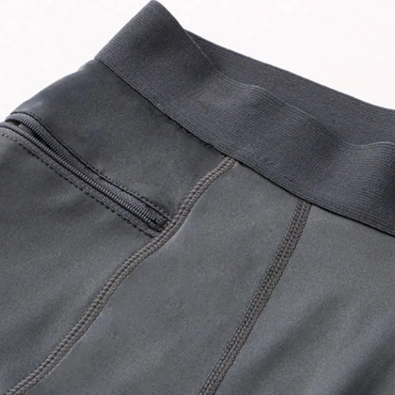 Simple Plain Polyester Sports Shorts-6