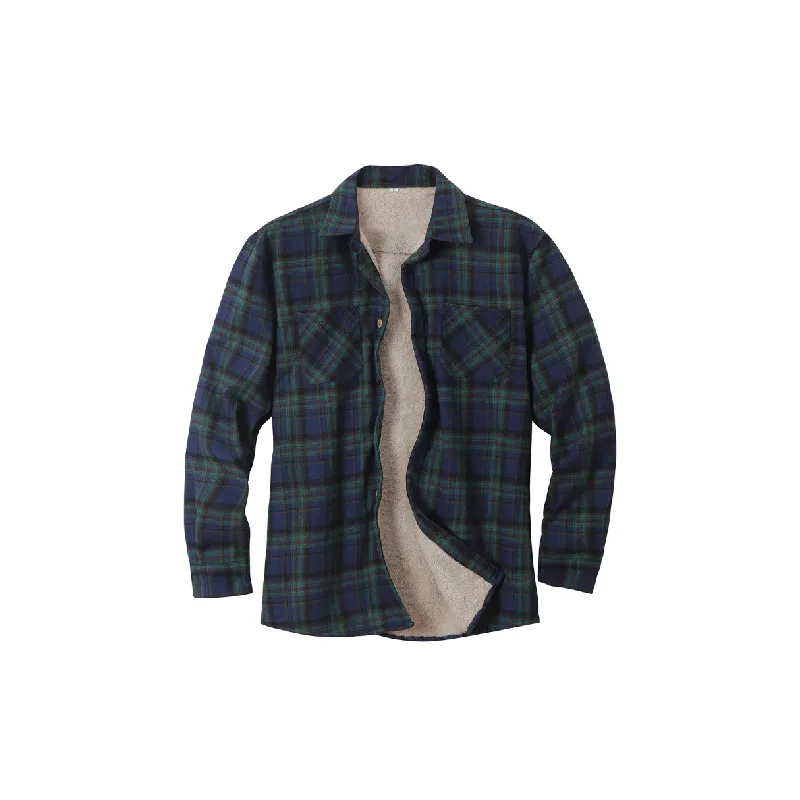 Fashionable Plaid Jacket-0