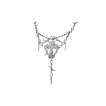 Funky Cross Necklace