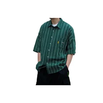 Retro Striped Short Sleeved Shirt