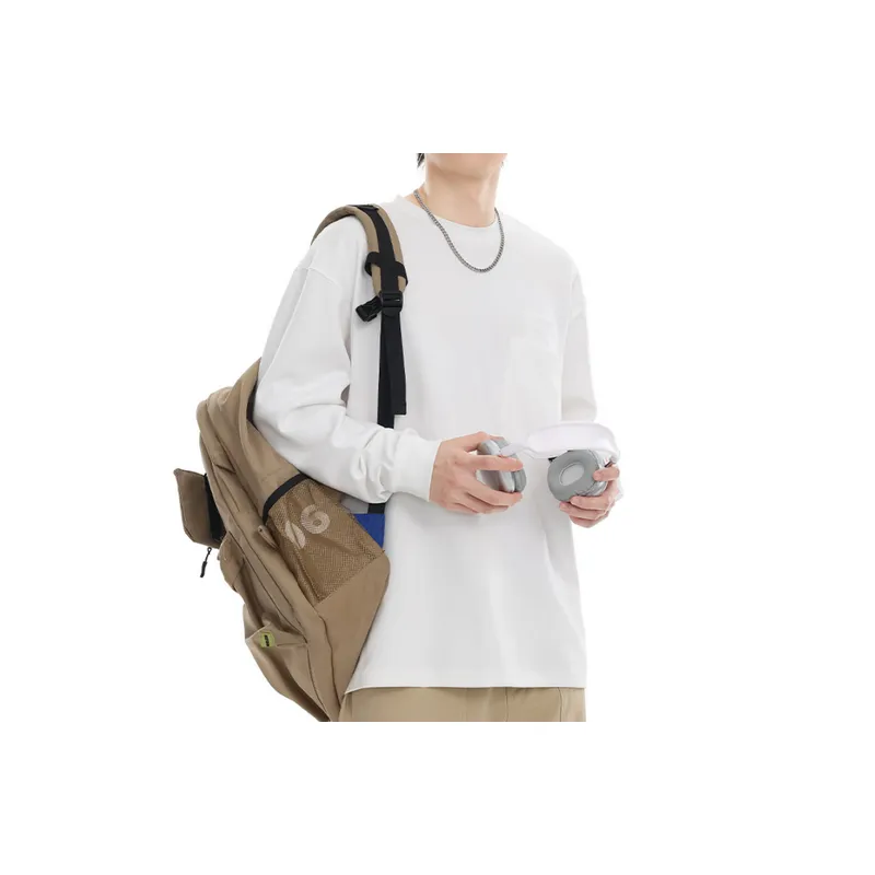 Casual Long Sleeve Blended Synthetic Fabrics T Shirt-10