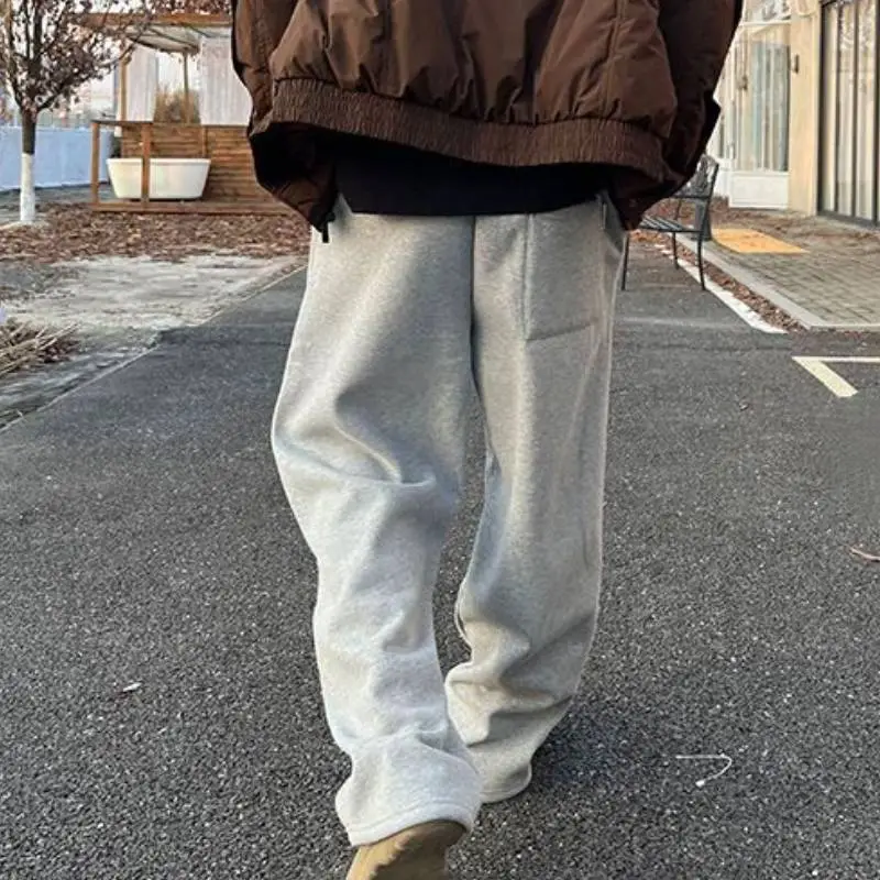 Retro Straight Leg Casual Pants-5
