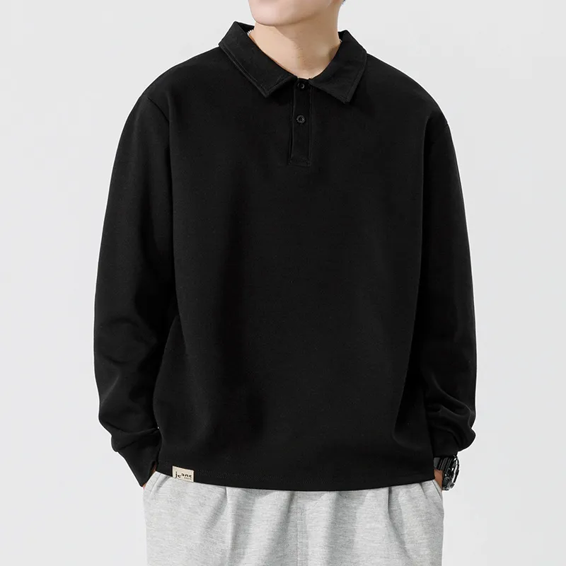Casual Loose Pique Polo-13