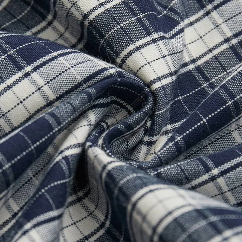 Casual Loose Yarn Dyed Fabric Shirt-3