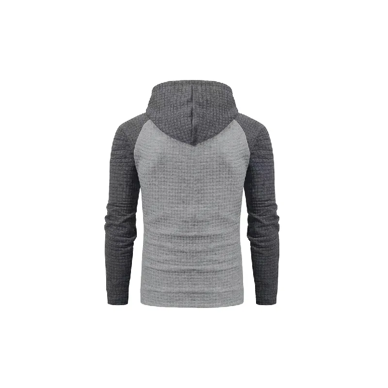 Casual Plaid Blended Synthetic Fabrics Sweatshirt Unisex-9