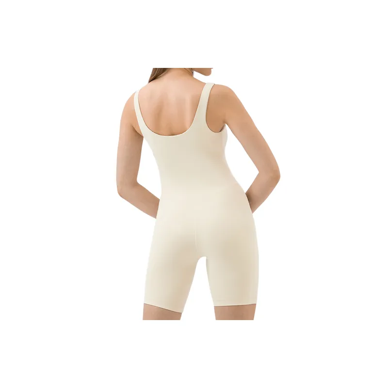 Casual Plain Bodysuit Women-1