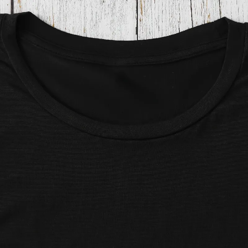 Casual Loose Milk Fiber T Shirt-2