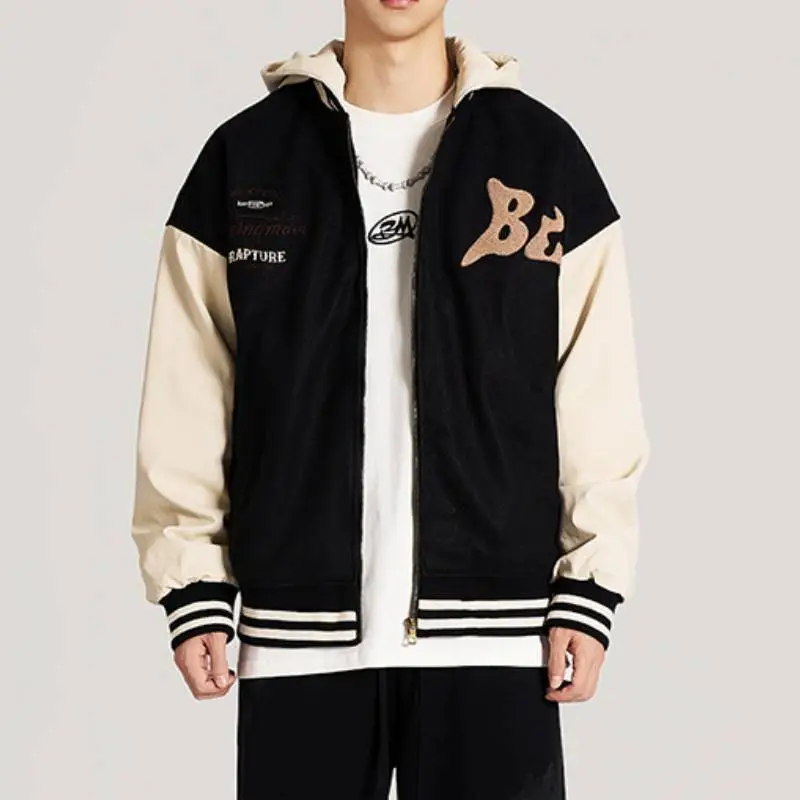 Street Loose Polyester Jacket-2