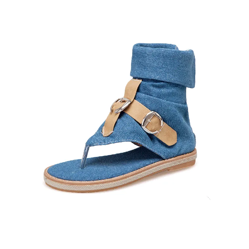 Casual Plain Beach Sandals-6