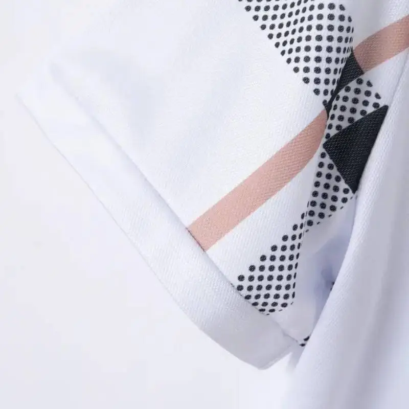 Fashionable Trendy Cotton Blended Fabric Polo-5